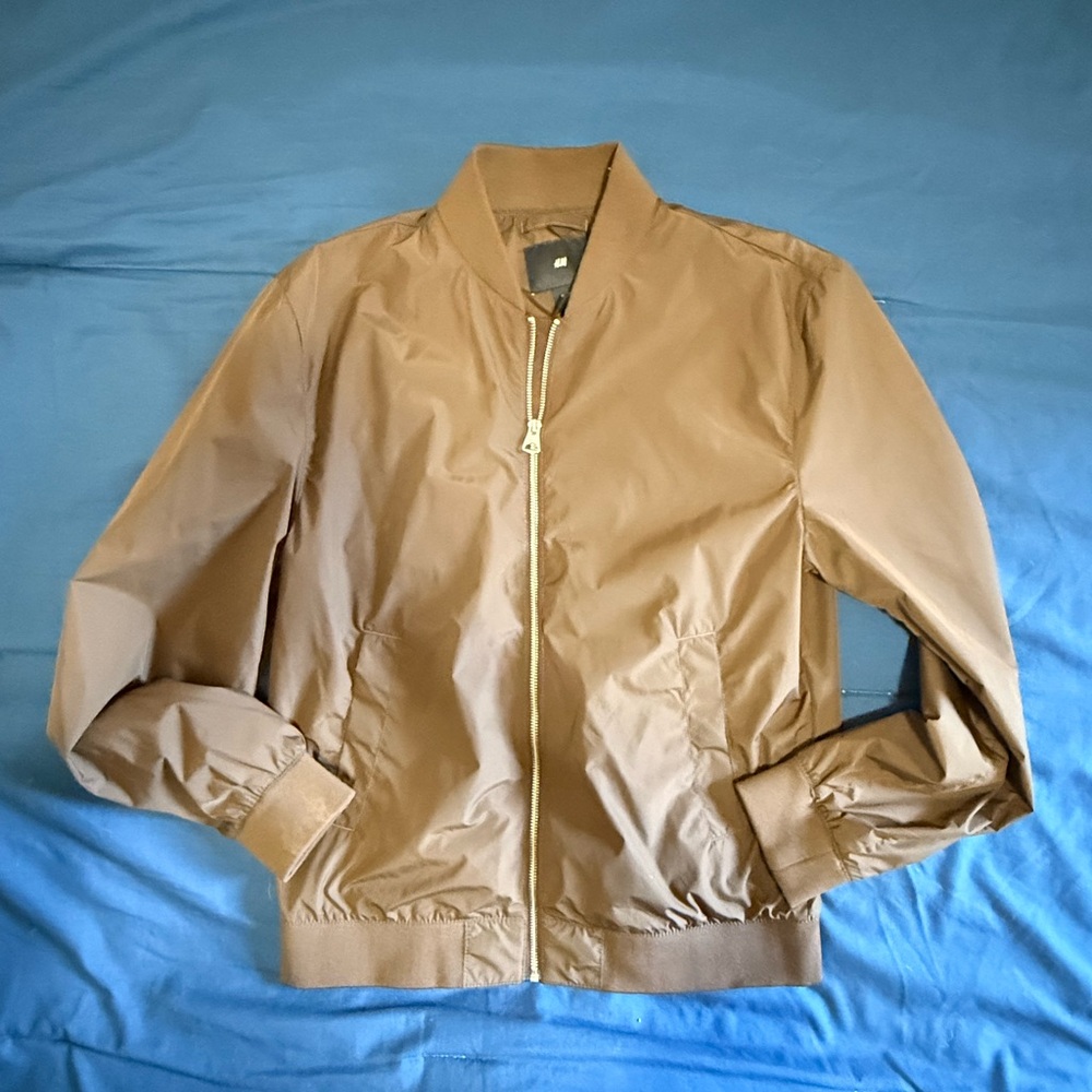 H&M Brown Lightweight Bomber Jacket